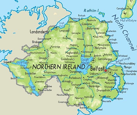 Northern Ireland Map