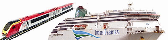 FerryTO Rail and Sail with Steanline and Irish Ferries