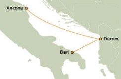 Adria Line Route Map
