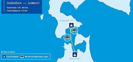 Tsugaru Kaikyo Route Map