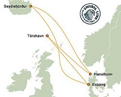 Smyril Line Route Map