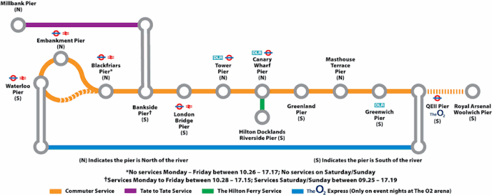 thames clipper timetable