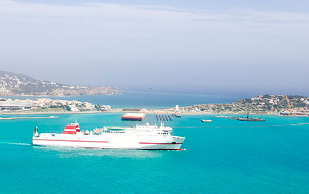Bastia Marina and Ferry Port